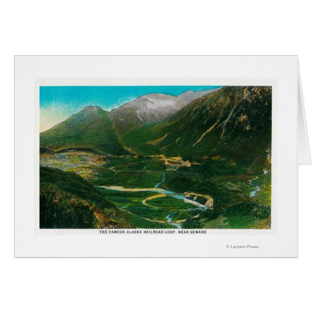 Sewing, Alaska Area Famous Railroad Loop (Devant horizontal)