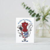 SEWING - Fabriqué en Amérique Carte de visite (Debout devant)