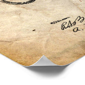 Sewing Machine Patent Poster (Hoek)