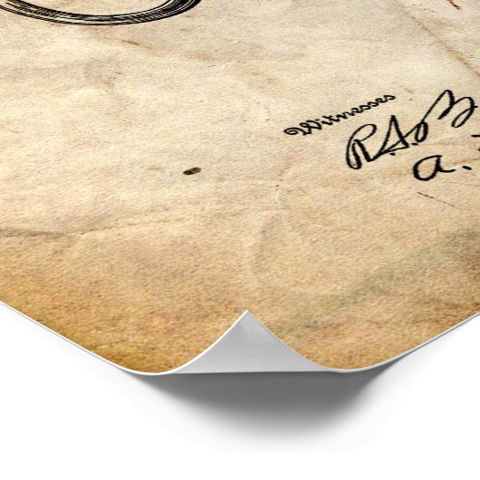 Sewing Machine Patent Poster (Hoek)