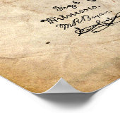 Sewing Machine Patent Poster (Hoek)