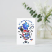 SEWING - Made in America Visitekaartje (Staand voorkant)