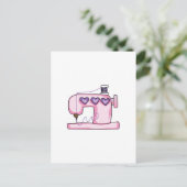 SEWINGMACHINE BRIEFKAART (Staand voorkant)