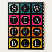 Sewteachable Colorful Squares Planner (Achterkant)