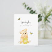 Sexe Reveillez Douche Teddy Bear Carte postale (Debout devant)