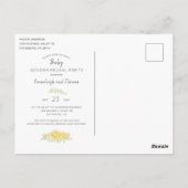 Sexe Reveillez Douche Teddy Bear Carte postale (Dos)