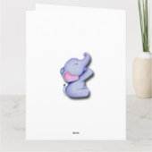 sexe révéler l'invitation de la carte de voeux de  (Dos)