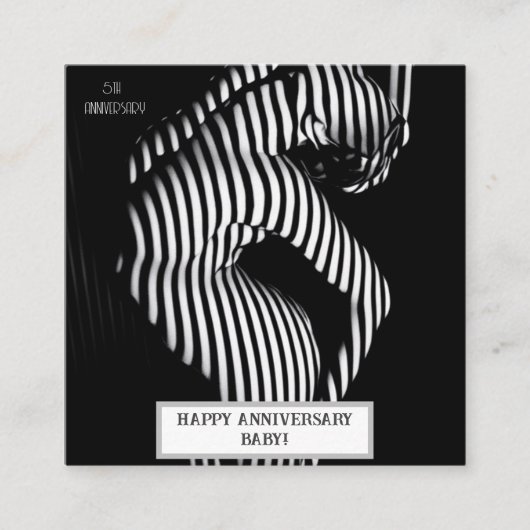 Sexy bruiloft Jubileum ondeugend Informatiekaartje (Voorkant)