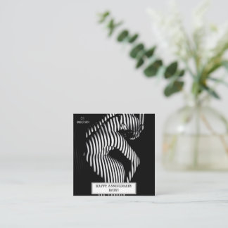 Sexy bruiloft Jubileum ondeugend Informatiekaartje