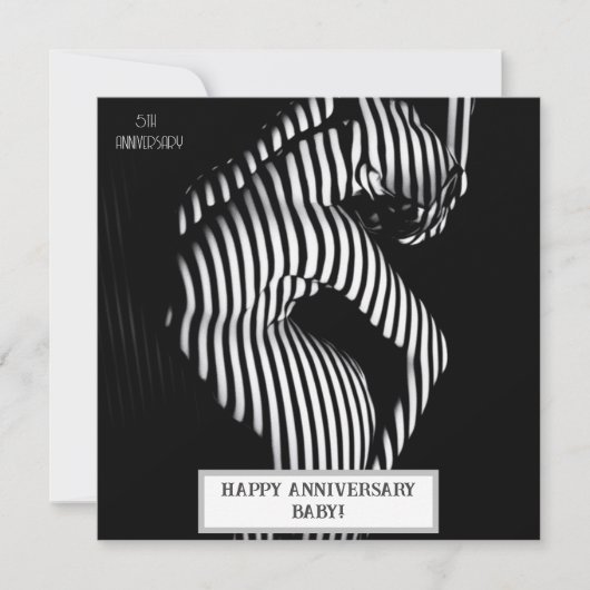 Sexy bruiloft Jubileum ondeugend Save The Date (Voorkant)