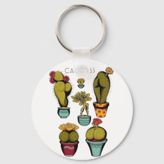 Sexy Cactus Planten, botanisch, Funny Cactus Sleutelhanger