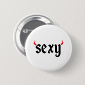 Sexy duivel ronde button 5,7 cm (Voorkant /achterkant)