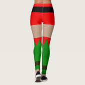 Sexy Elf Kerstkostuum Leggings (Achterkant)