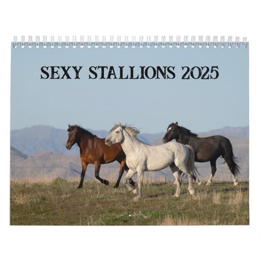Sexy Hengsten 2025 Kalender (Hoes)