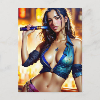 Sexy Lady Briefkaart