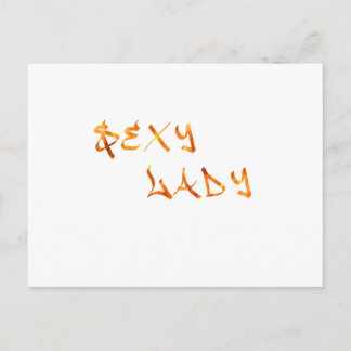Sexy Lady Briefkaart