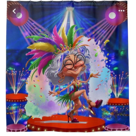 Sexy Sadie Douchegordijnen (Voorkant)