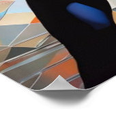 Sexy Vrouw Rock Gitarist Poster (Hoek)