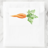 Sexy wortel rechthoekige sticker (Tas)