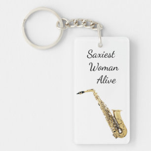 Sexyste saxofoon sleutelhanger