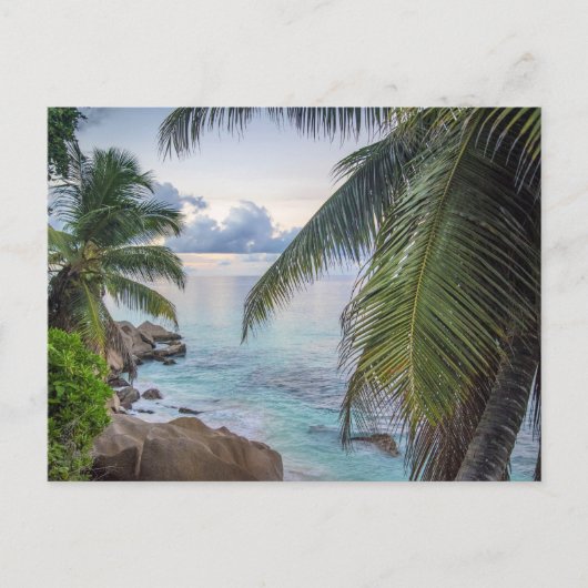 Seychellen archipel, tropisch landschap, briefkaart (Voorkant)