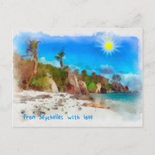 Seychellen Briefkaart