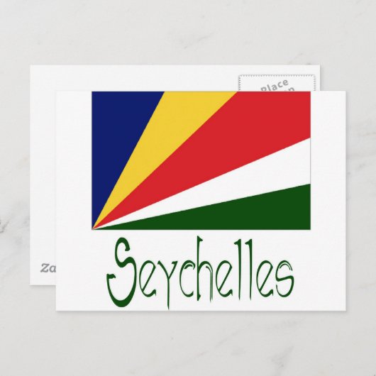 Seychellen Briefkaart (Voorkant / Achterkant)