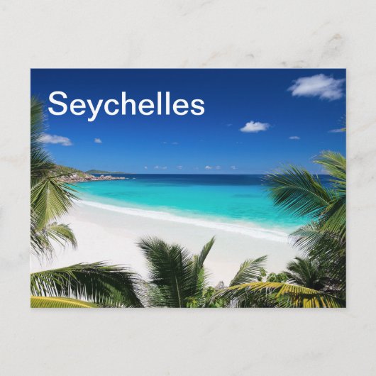 Seychellen Briefkaart (Voorkant)