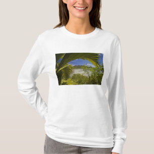 Seychellen, Curieuse eiland, Laraie baai T-shirt