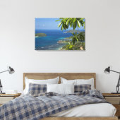 Seychellen, eiland Mahe. Westerne kust van Canvas Afdruk (Insitu (Slaapkamer))