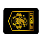 Seychellen Emblem Magneet (Horizontaal)