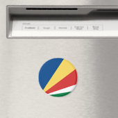 Seychellen Flag Magnet Magneet (Insitu (Vaatwasser))