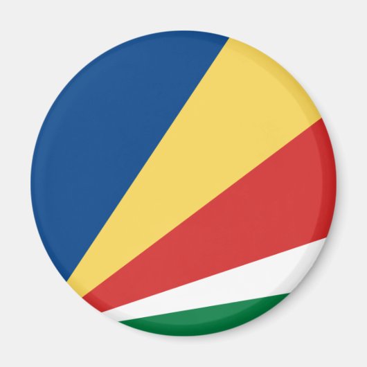 Seychellen Flag Magnet Magneet (Voorkant)