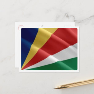 Seychellen - Golfvlag - Briefkaart
