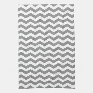 Seychellen Gray Wave Chevron Theedoek