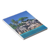 Seychellen. Ilot St. Pierre (bij Praslin) Notitieblok (Schuin)