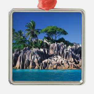 Seychellen. Ilot St. Pierre (nabij Praslin) Metalen Ornament