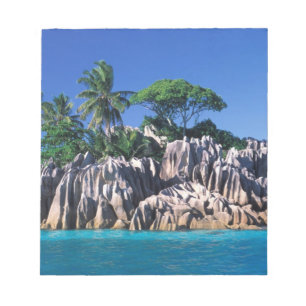 Seychellen. Ilot St. Pierre (nabij Praslin) Notitieblok