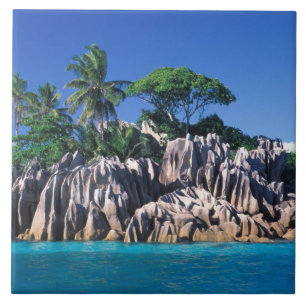 Seychellen. Ilot St. Pierre (nabij Praslin Tegeltje