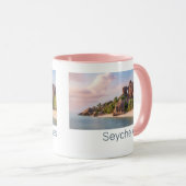 Seychellen La Digue Sunset Holiday Gift Mok (Voorkant rechts)