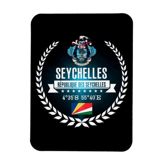 Seychellen Magneet (Verticaal)