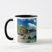 Seychellen, Mahe eiland, Anse Royale strand. 3 Mok (Links)