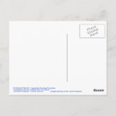 Seychellen Paradise Flycatcher Briefkaart (Achterkant)