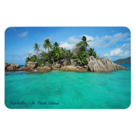 Seychellen, Praslin - Tropic Island - Foto Magneet