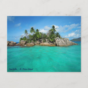 Seychellen, Praslin - Tropisch eiland - Foto Briefkaart