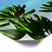 Seychellen Tropical Island Beach Perfect Poster (Hoek)