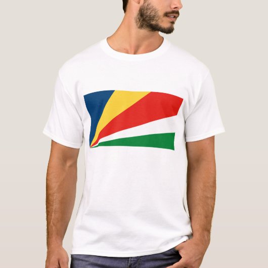Seychellen Vlag T-shirt (Voorkant)