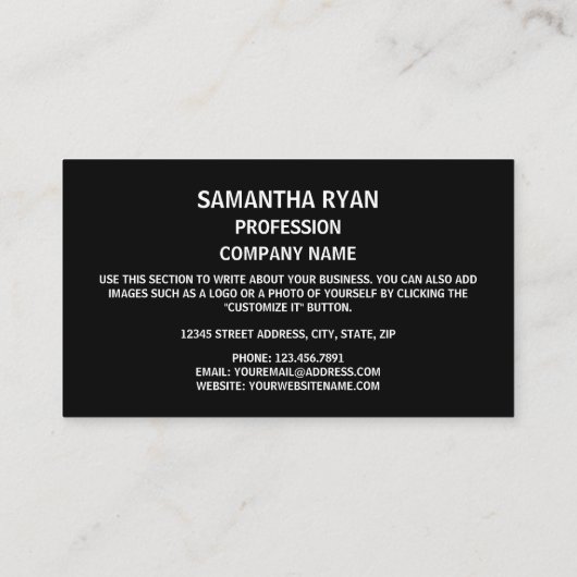 Seychellen Vlag & Wapen van de Seychellen Visitekaartje (Achterkant)