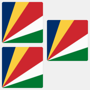 Seychellenvlag Labels