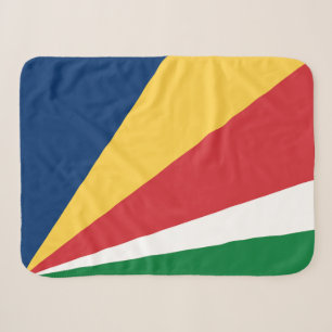 Seychellenvlag Sherpa Deken